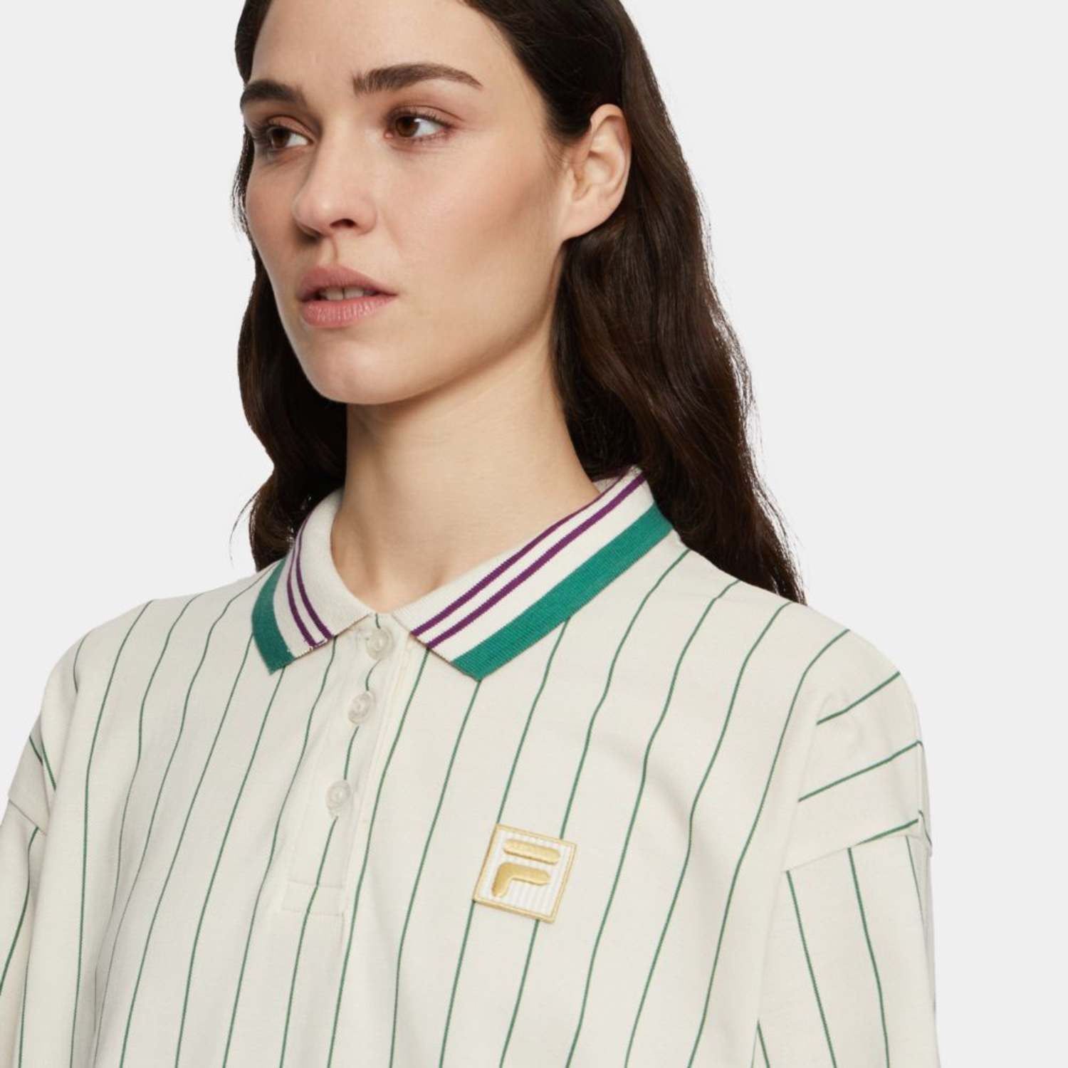Fila LAVINIA striped oversized polo dress Bild 4