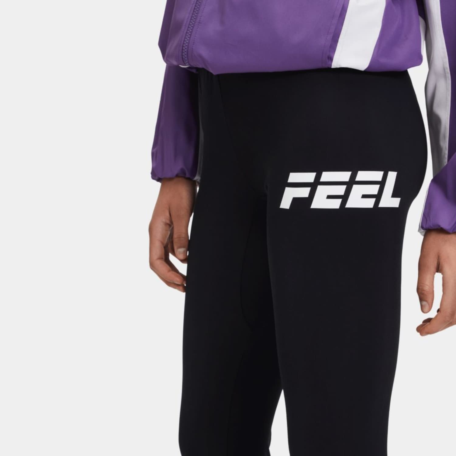 Fila Leggings with contrast transfer details black Bild 4