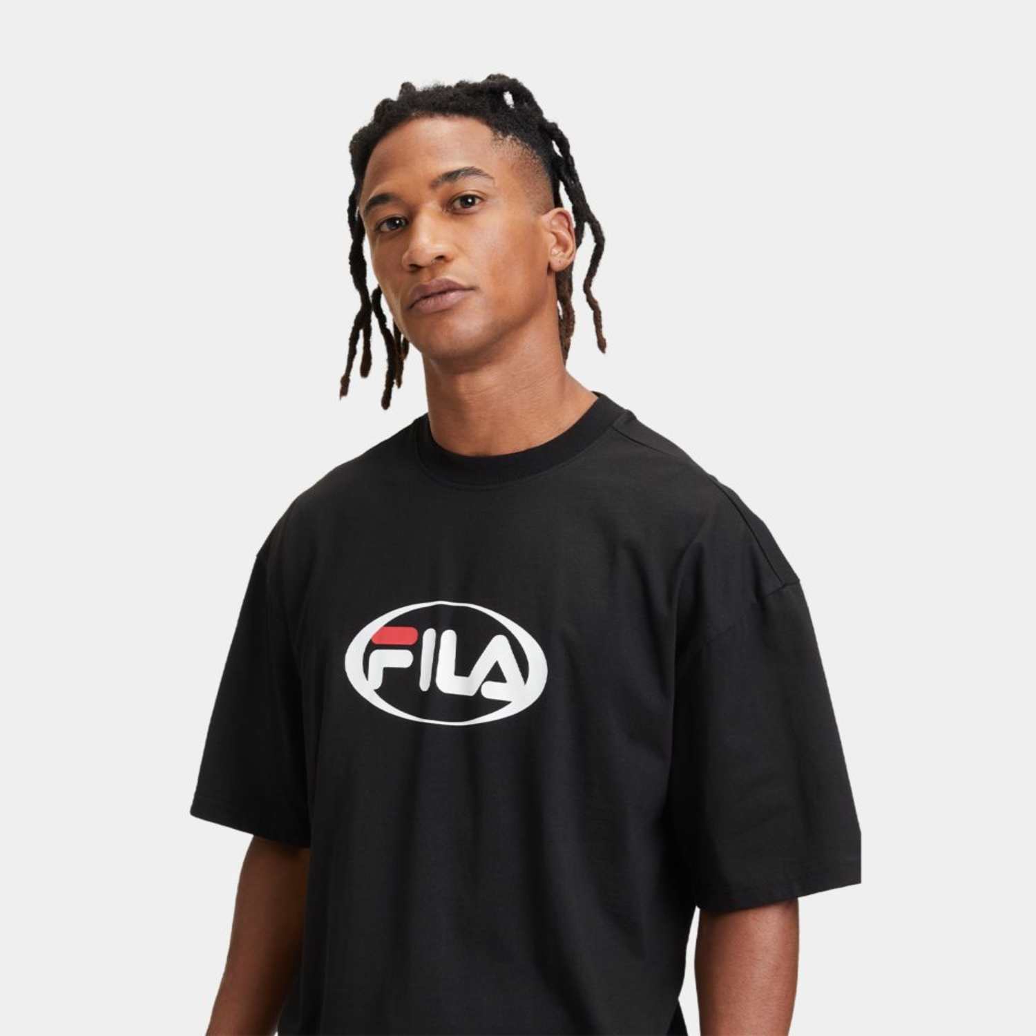 Fila LEMOORE oversized logo tee Black Bild 4