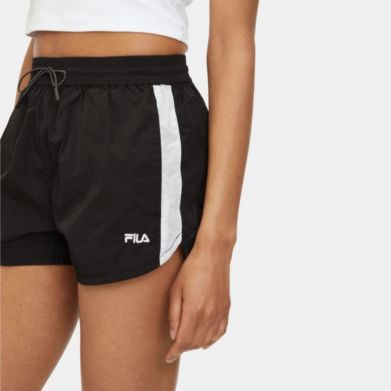 Fila LIMASSOL shorts black-bright white Bild 4