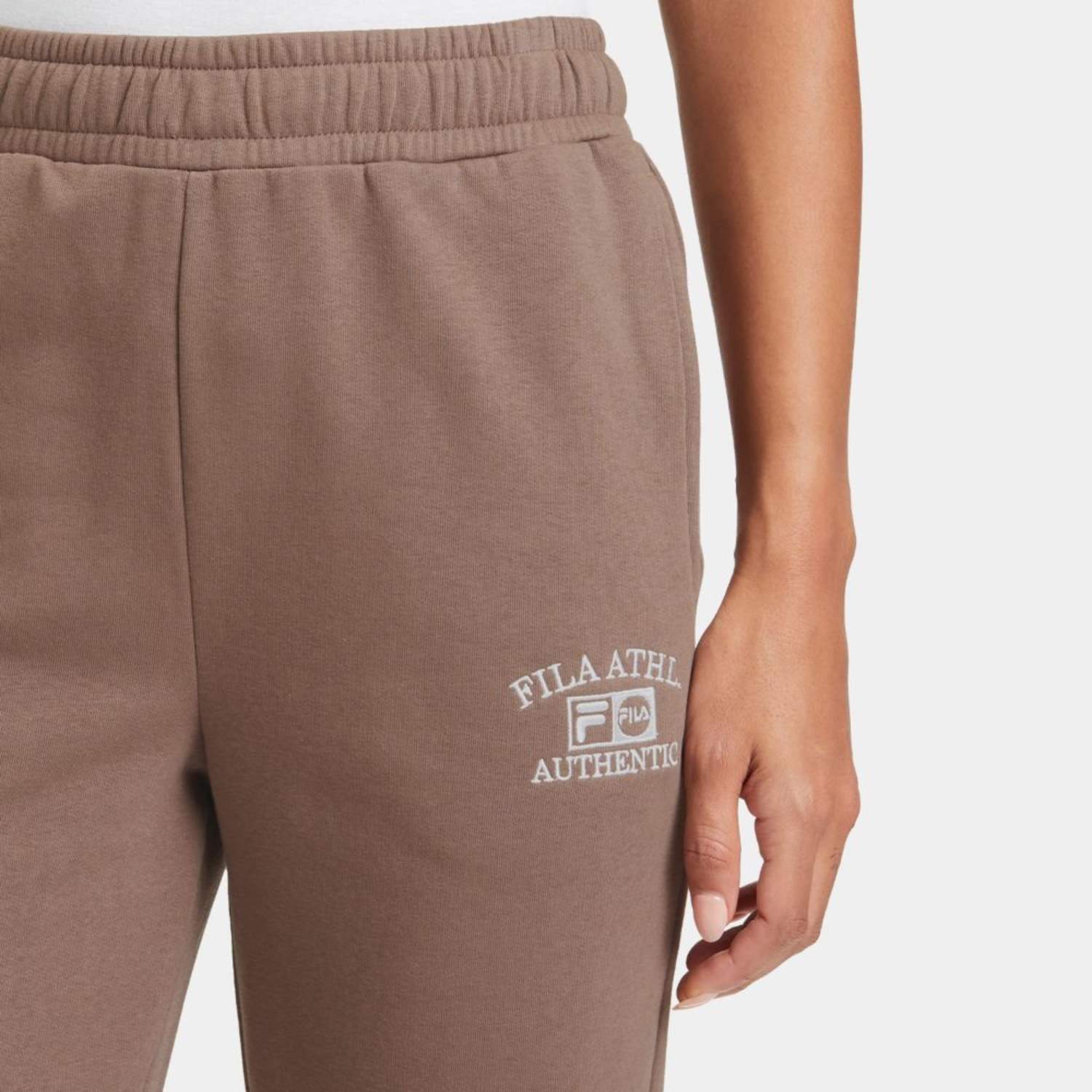Fila LINNA high waist graphic sweat pants taupe Bild 4