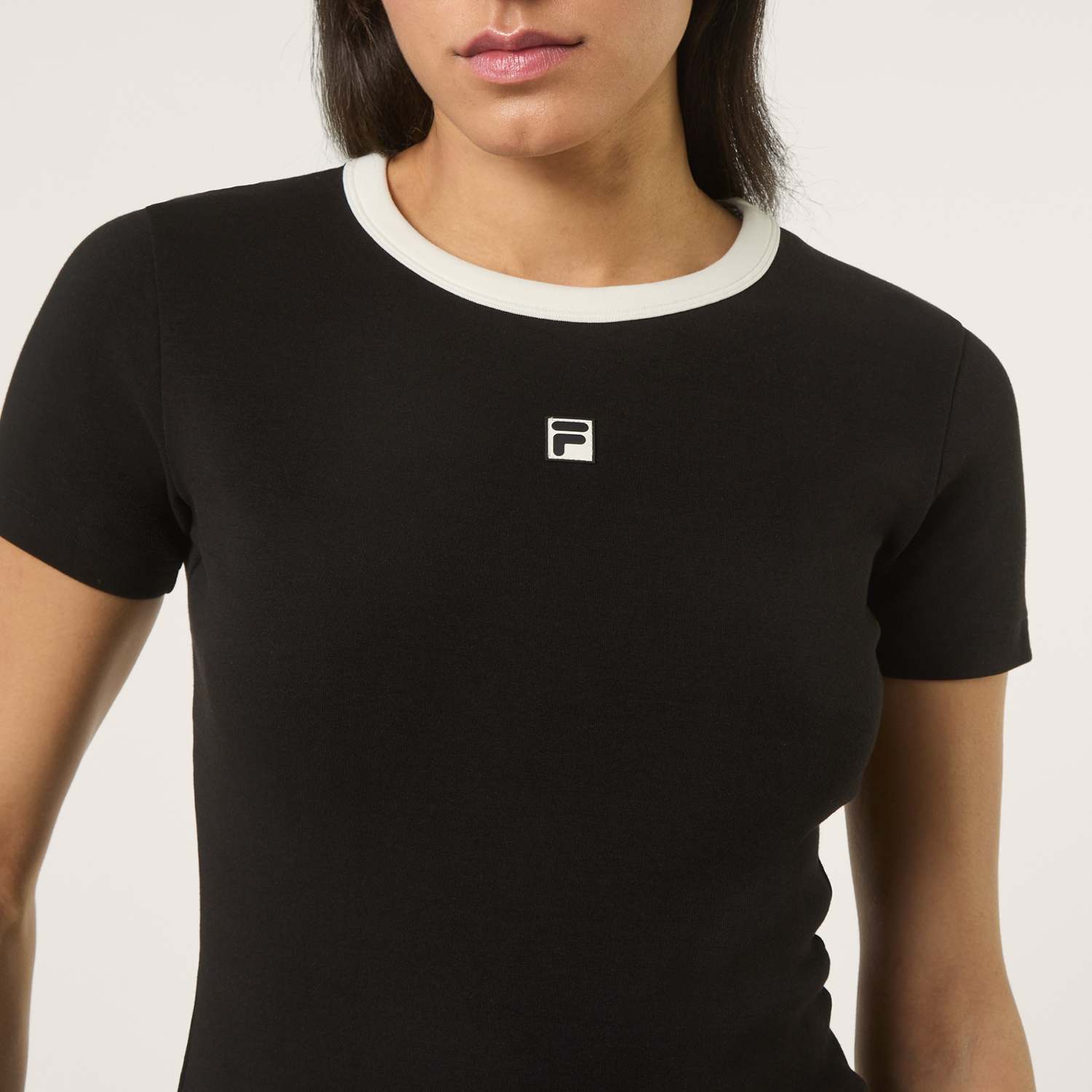 Fila MONTEBENI slim logo rib t-shirt Bild 4