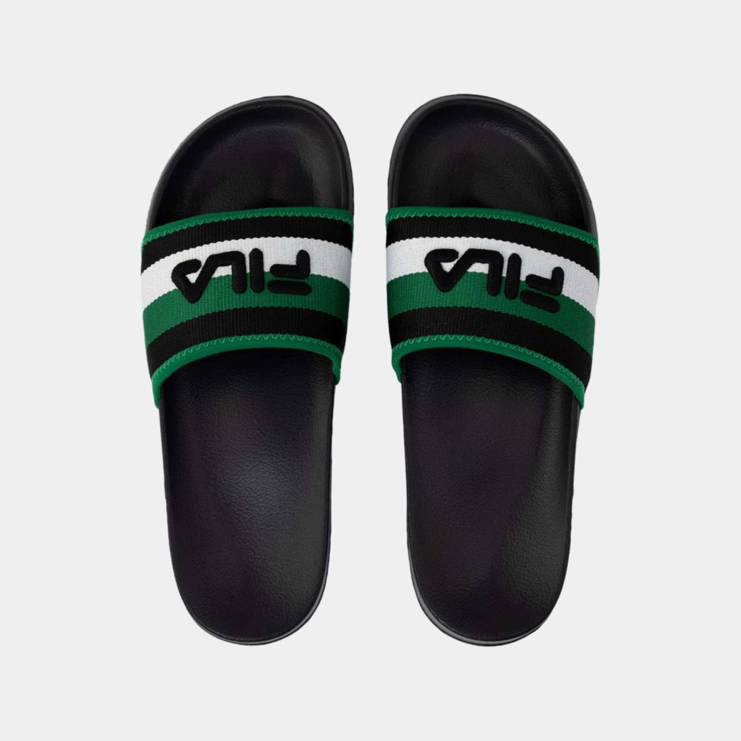 Fila MORRO BAY STRIPES SLIPPER black-verdant green Bild 4