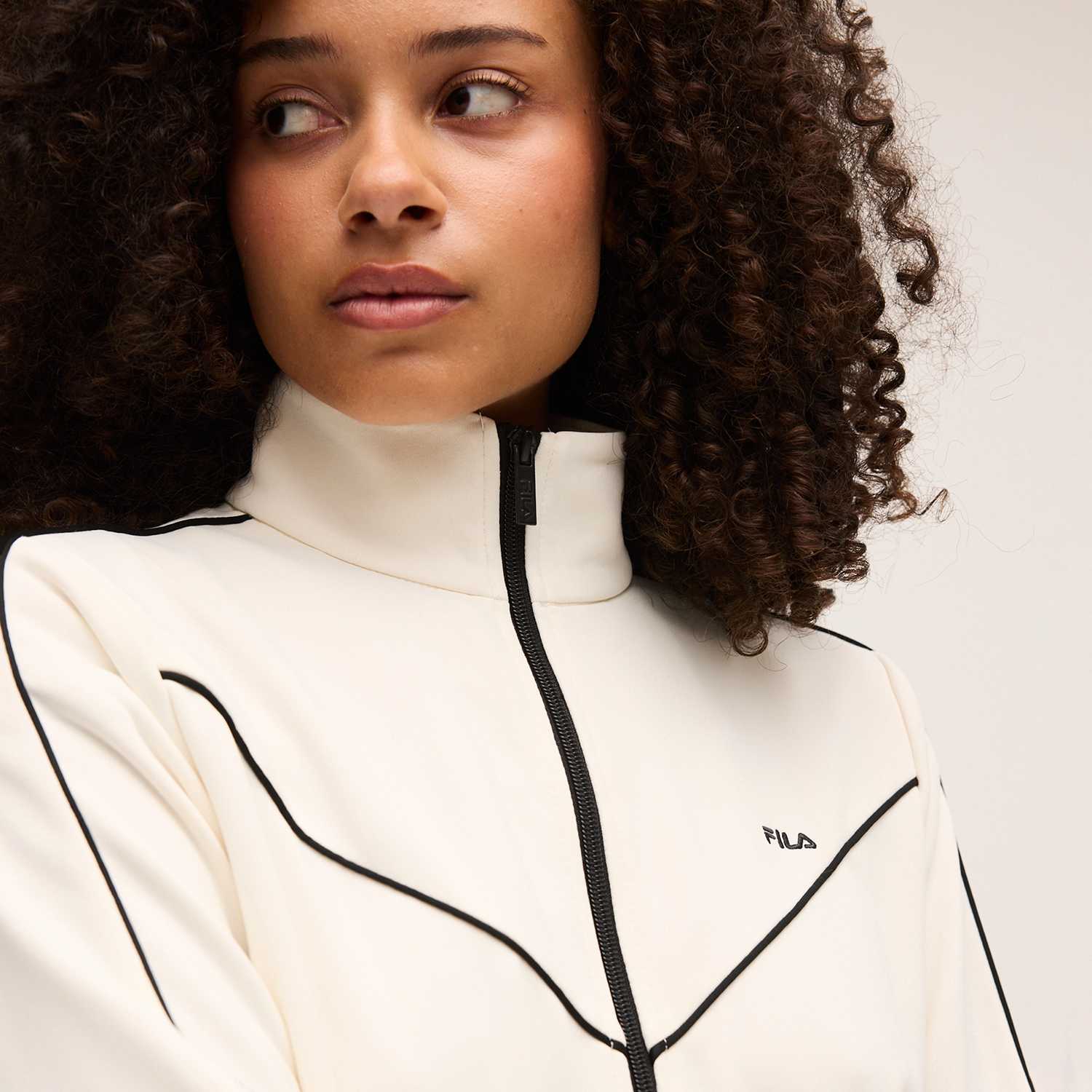 Fila NOVALE regular cropped piping track jacket Bild 4