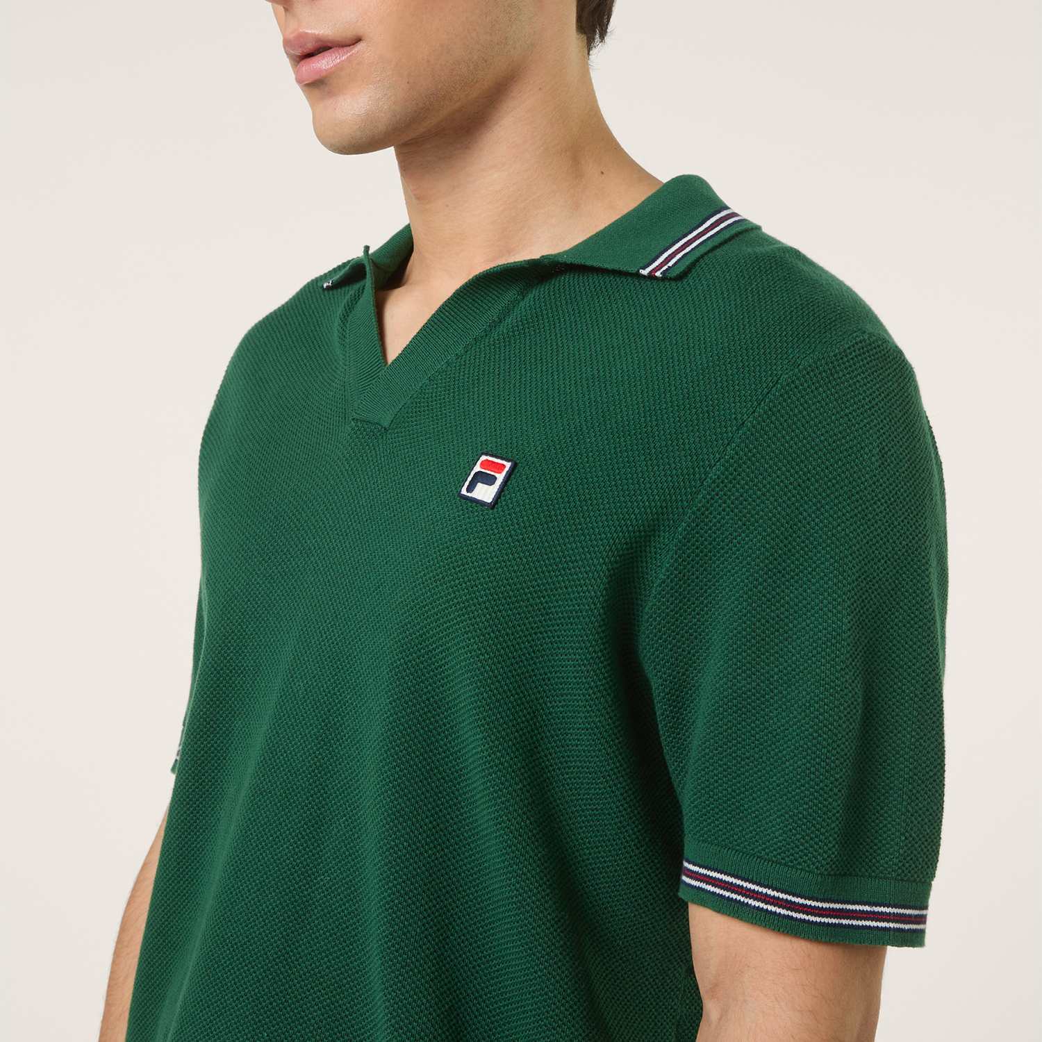 Fila ORENTANO regular johnny collar knitted polo shirt Bild 4