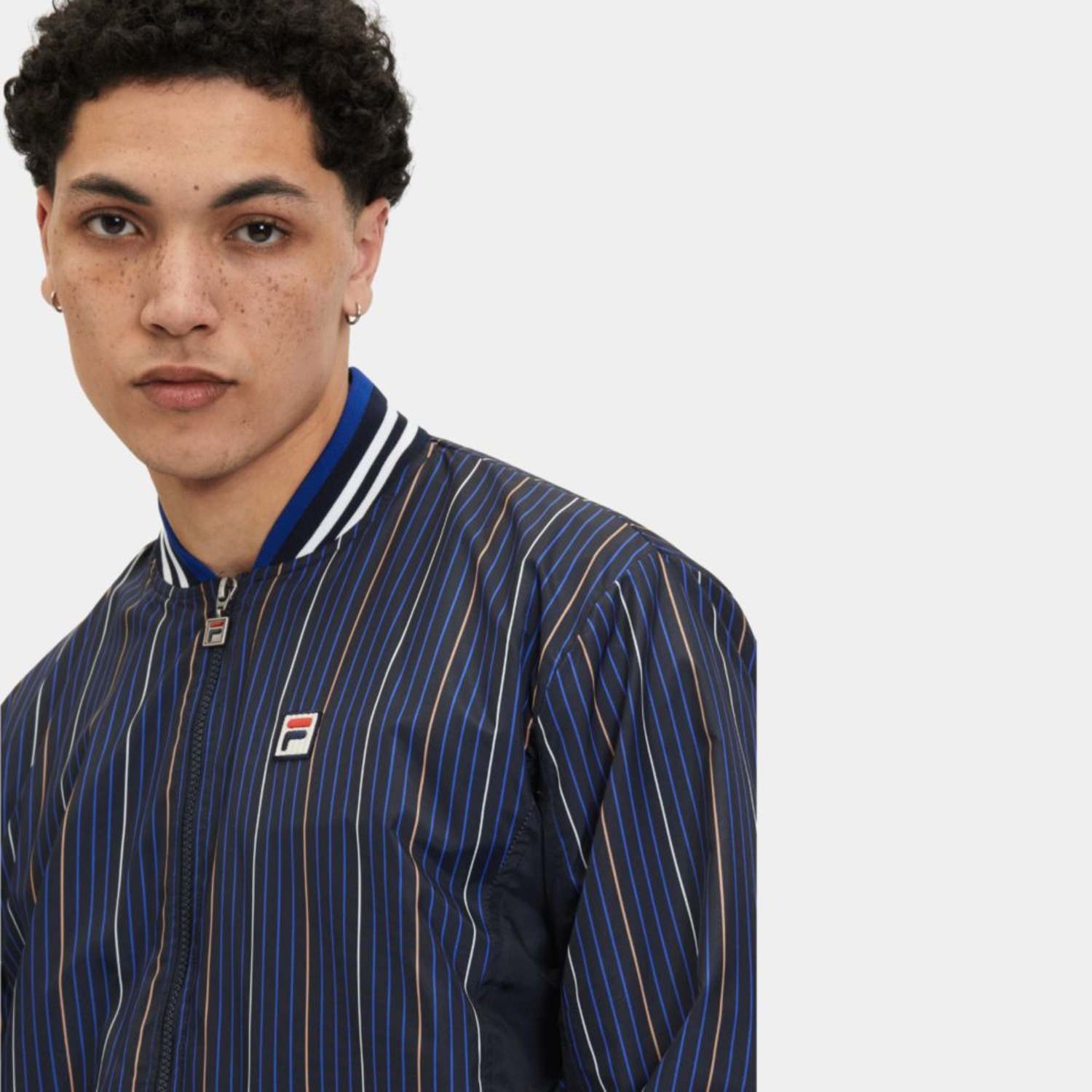 Fila PINSTRIPE WOVEN SETTANTA JACKET blue Bild 4