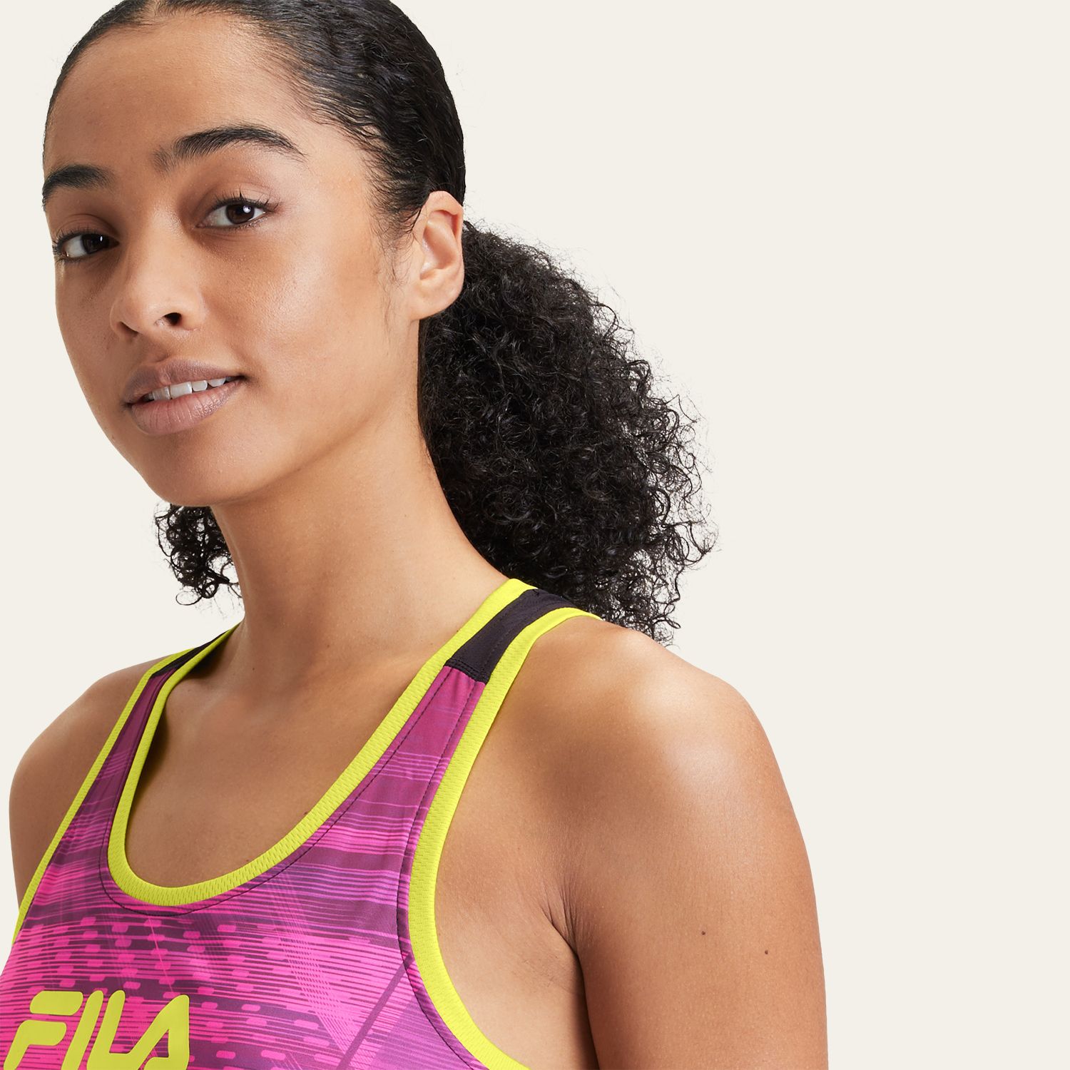 Fila RANICA running tank Pink Glo.Black Bild 4