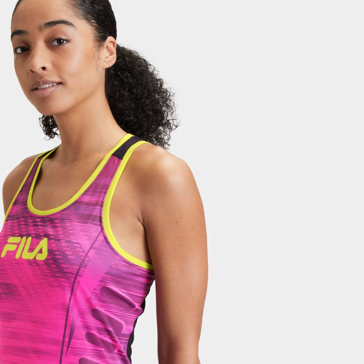 Fila RANICA running tank Pink Glo.Black Bild 4