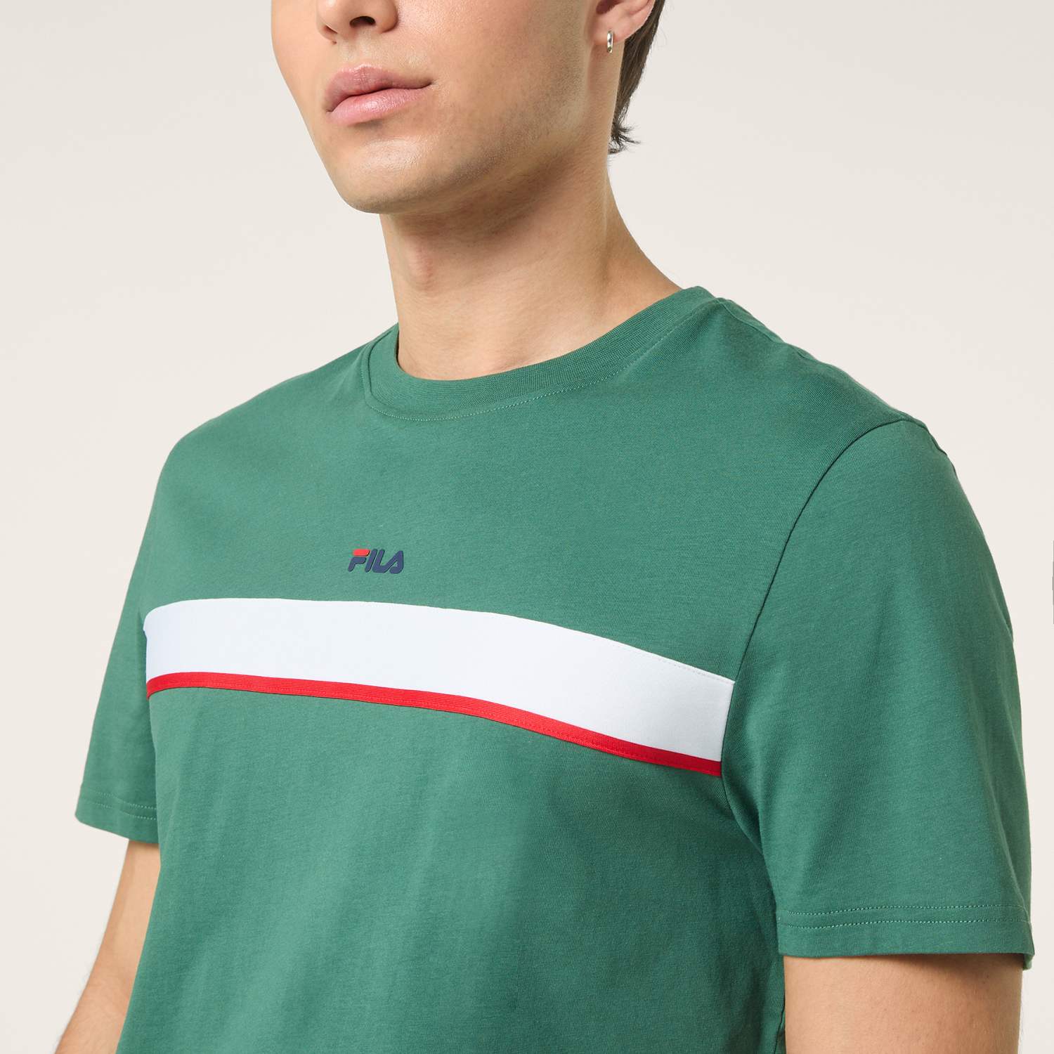 Fila SAGANO regular taped t-shirt Bild 4