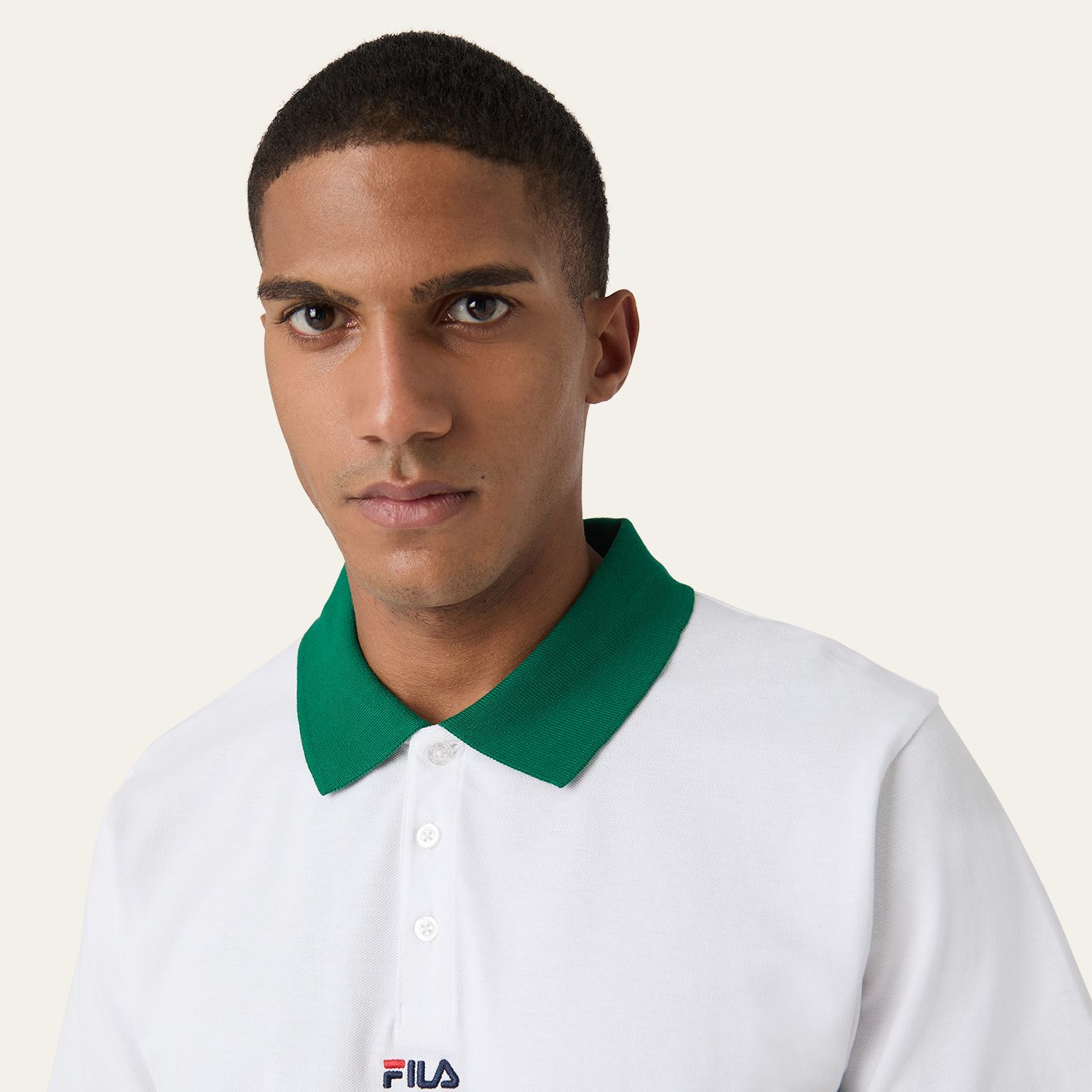 Fila SAGANO relaxed taped polo shirt Bild 4