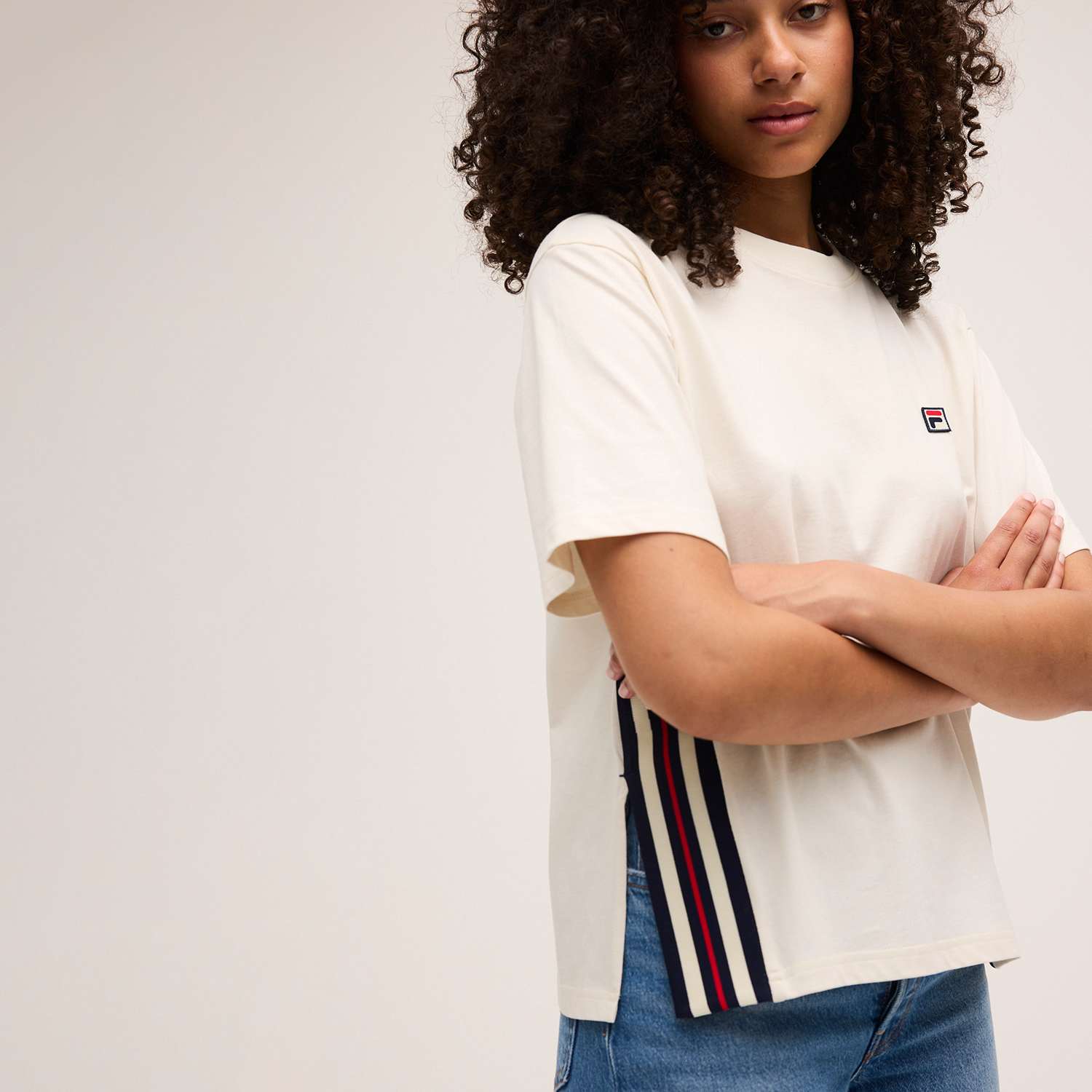 Fila SERRETTA loose heritage tape t-shirt Bild 4