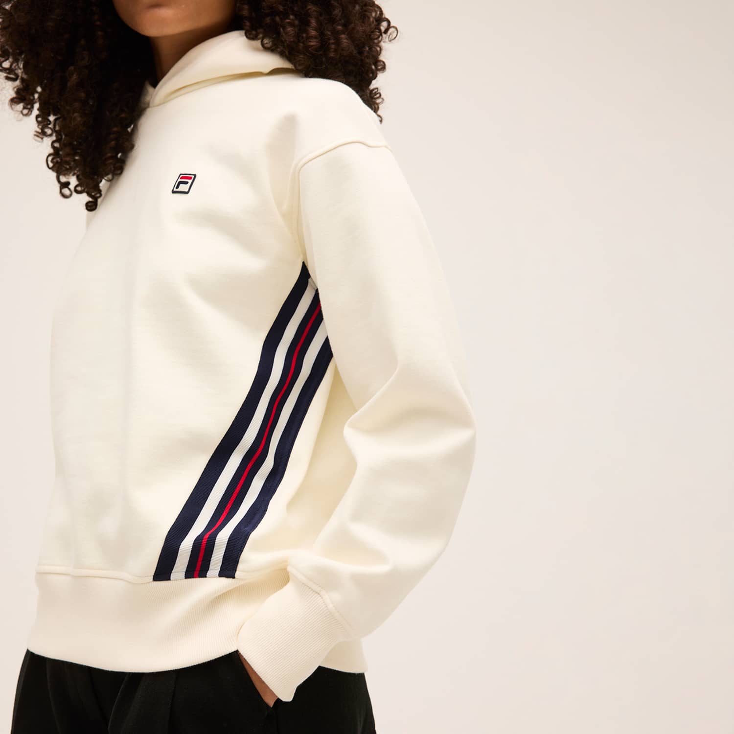 Fila SERRETTA loose taped brushed hoodie Bild 4