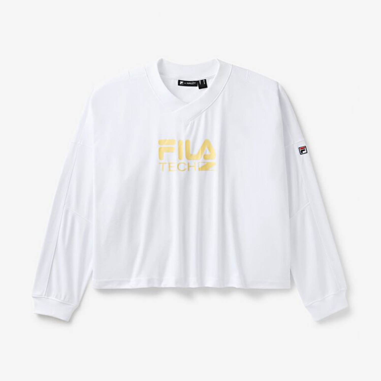 Fila SPORTS SHIRT WHITE / POPCORN Bild 4