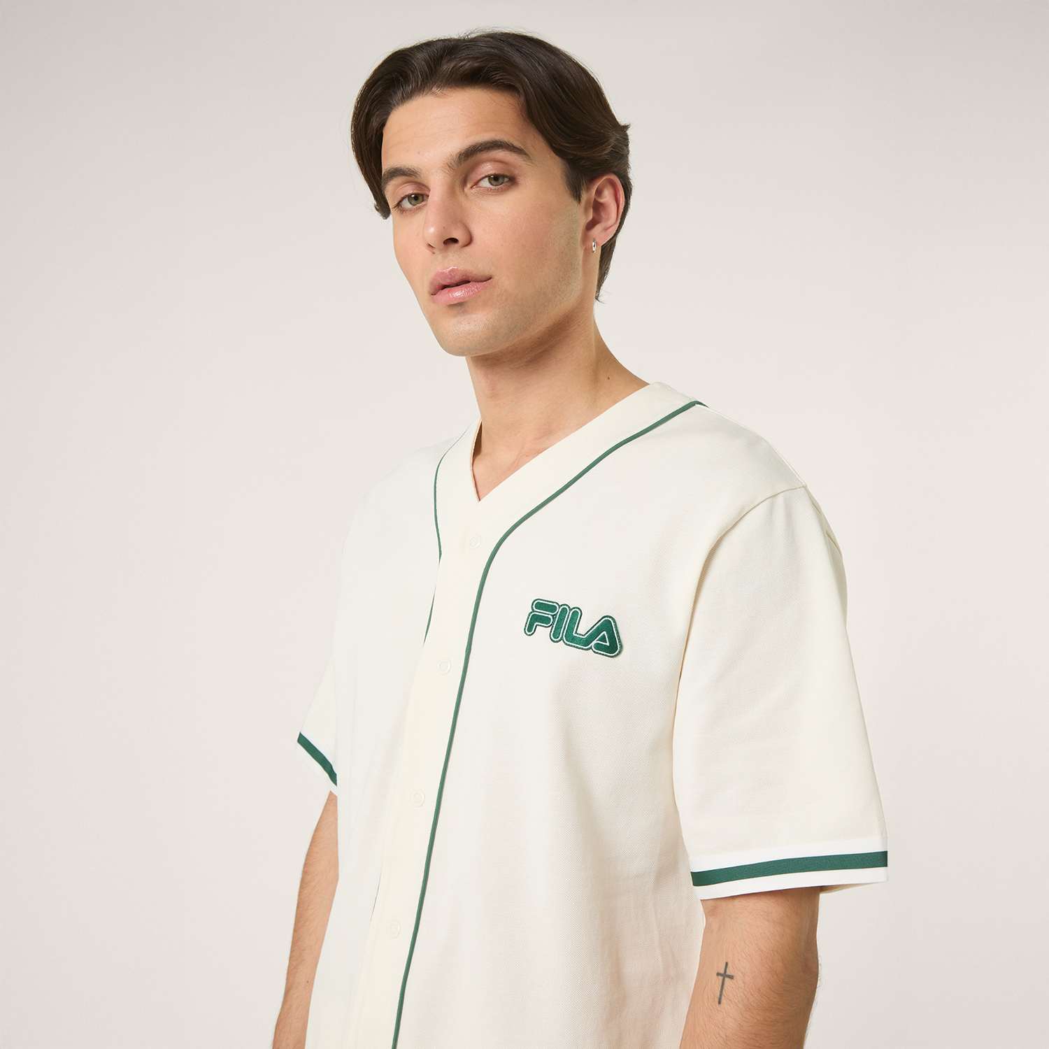 Fila STATUTO loose pique baseball shirt Bild 4