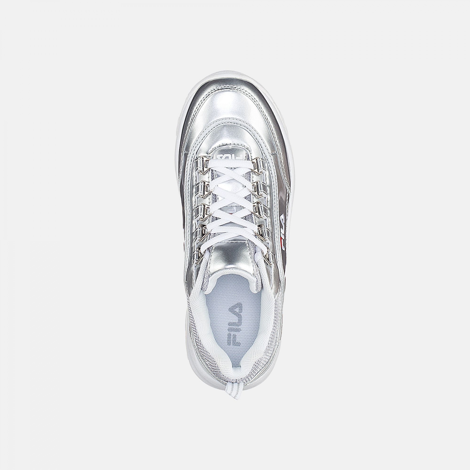 fila strada low white