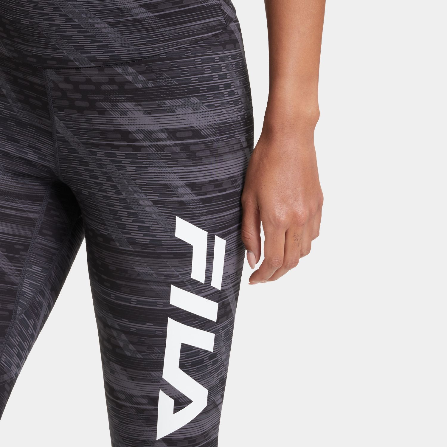 Fila TRECASE AOP hight waist 7 8 tights black grey FILA Official