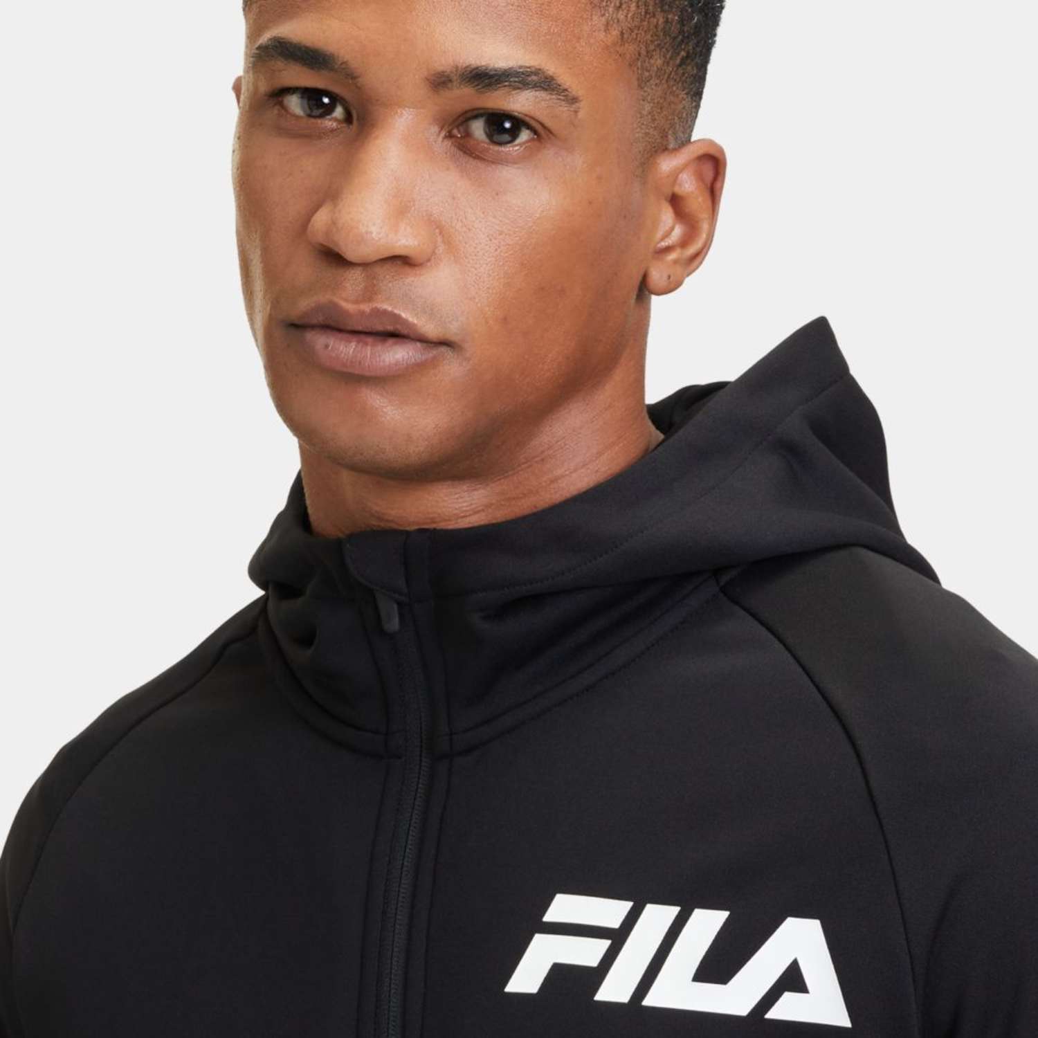 Fila TREPUZZI hooded zip jacket Black Bild 4