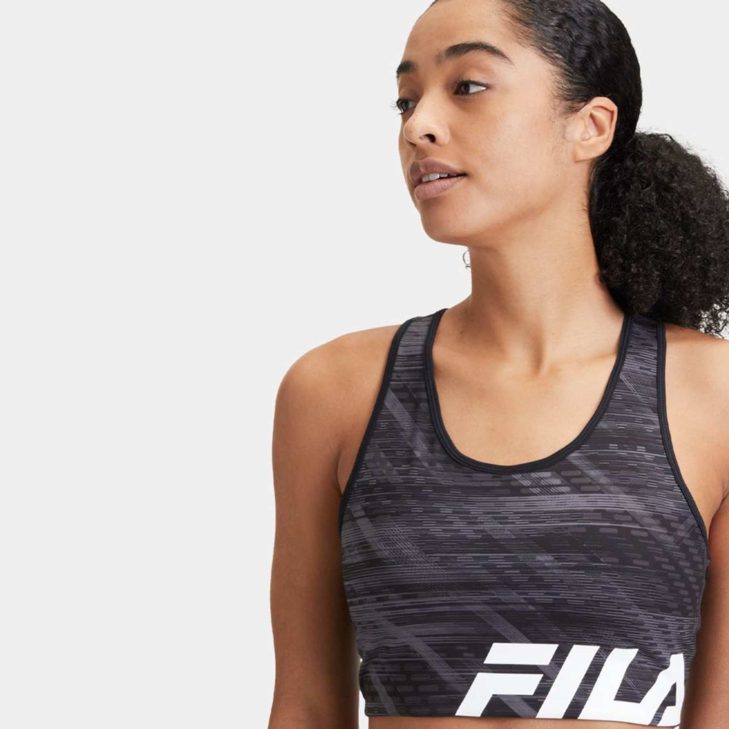 Fila TRESCINE AOP bra Grey Urban Jungle Bild 4