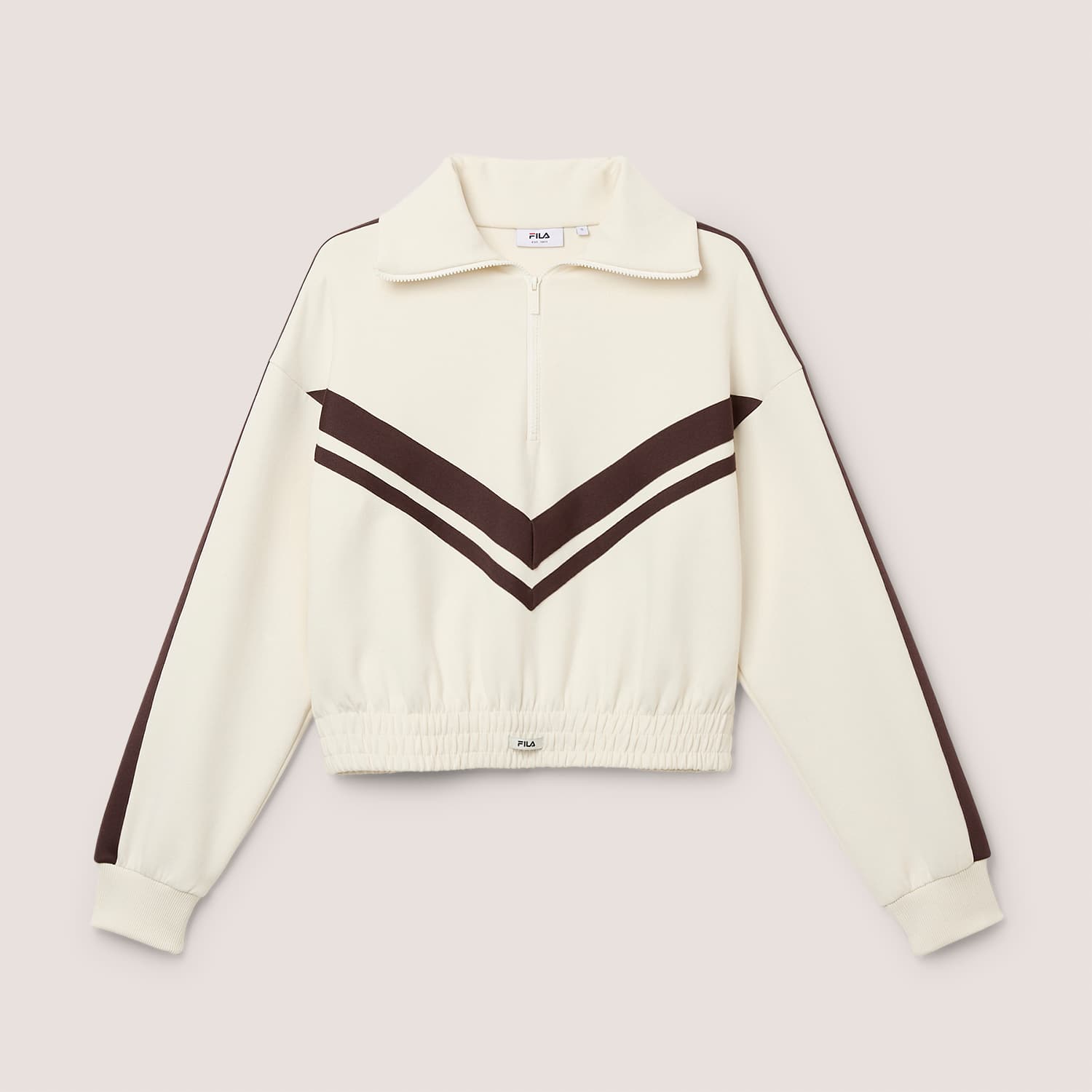 Fila AVIGNA  relaxed cropped half zip sweatshirt Bild 5