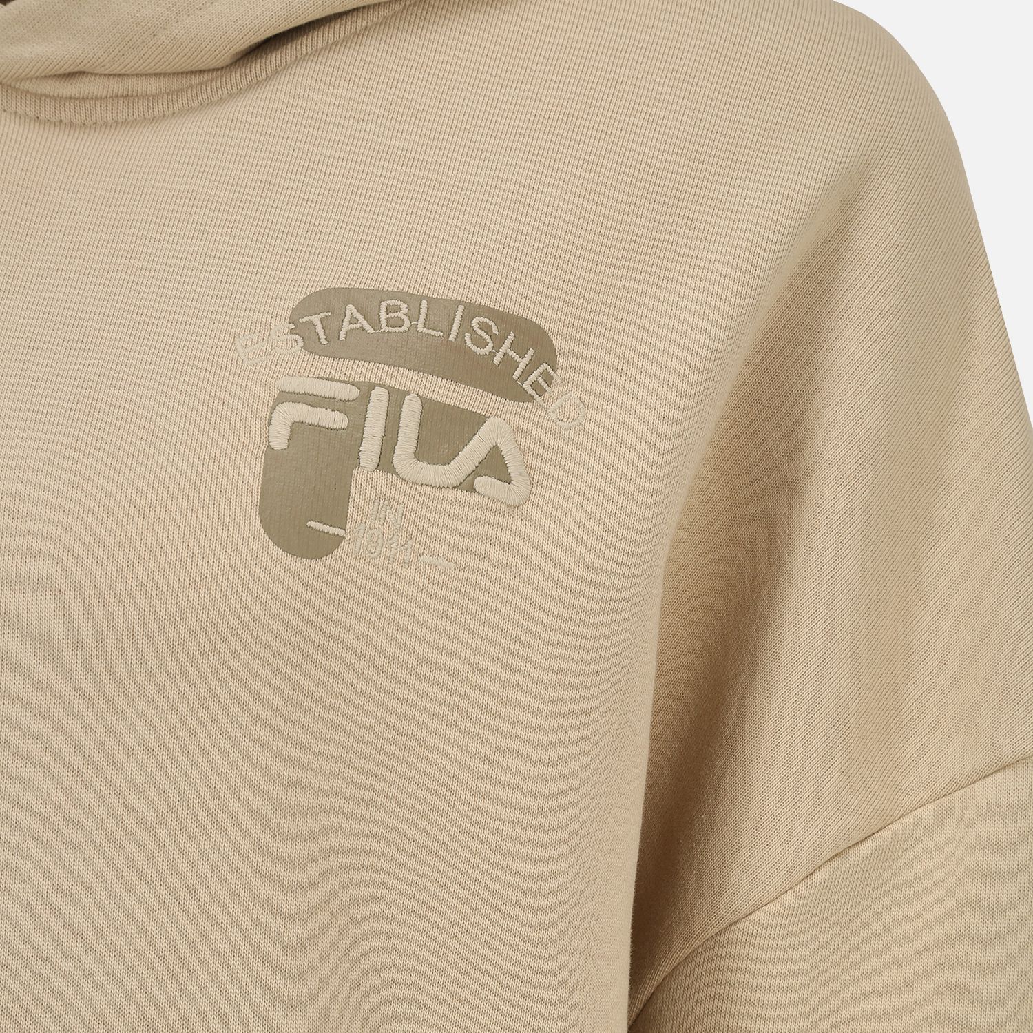 Fila Bakum Oversized Sweat Hoodie fields of rye beige FILA