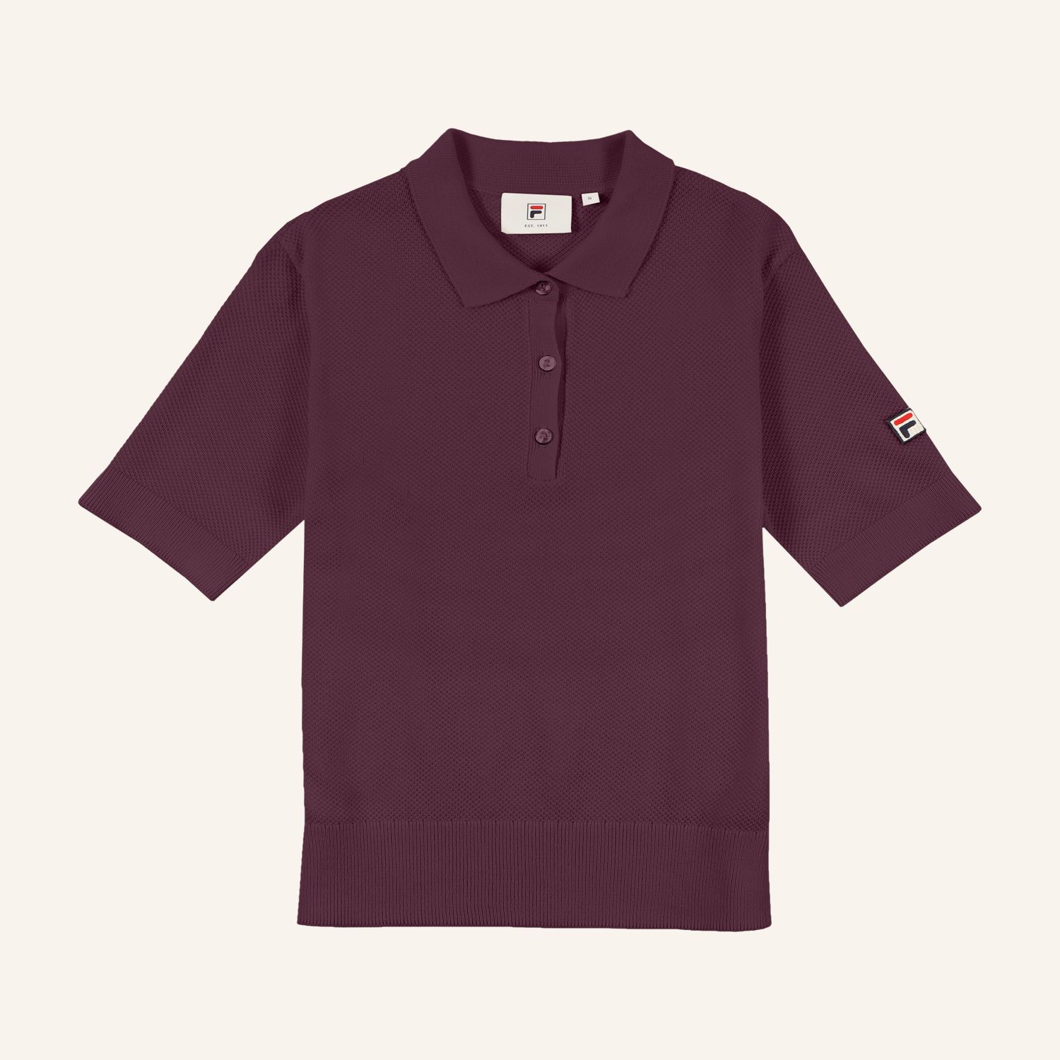 Fila BB1 slim pique knit polo tee Bild 5
