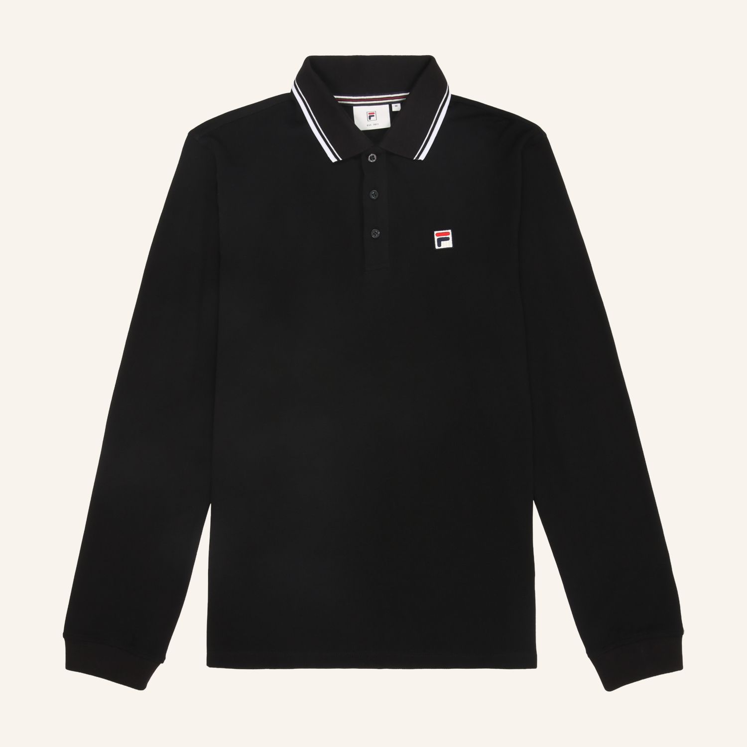 Fila BIELLA regular tipped long sleeve polo shirt Bild 5