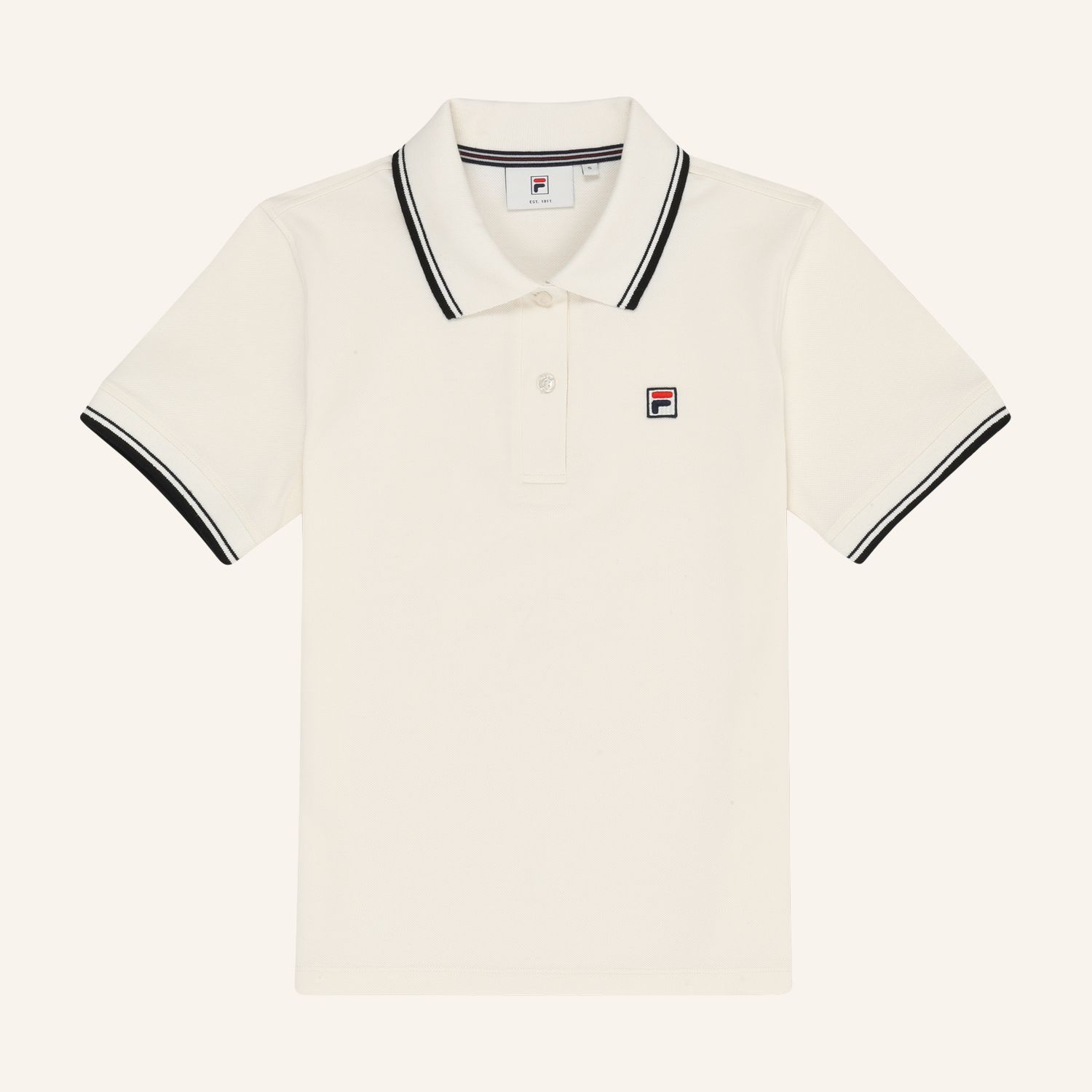 Fila BIELLA slim tipped polo shirt Bild 5