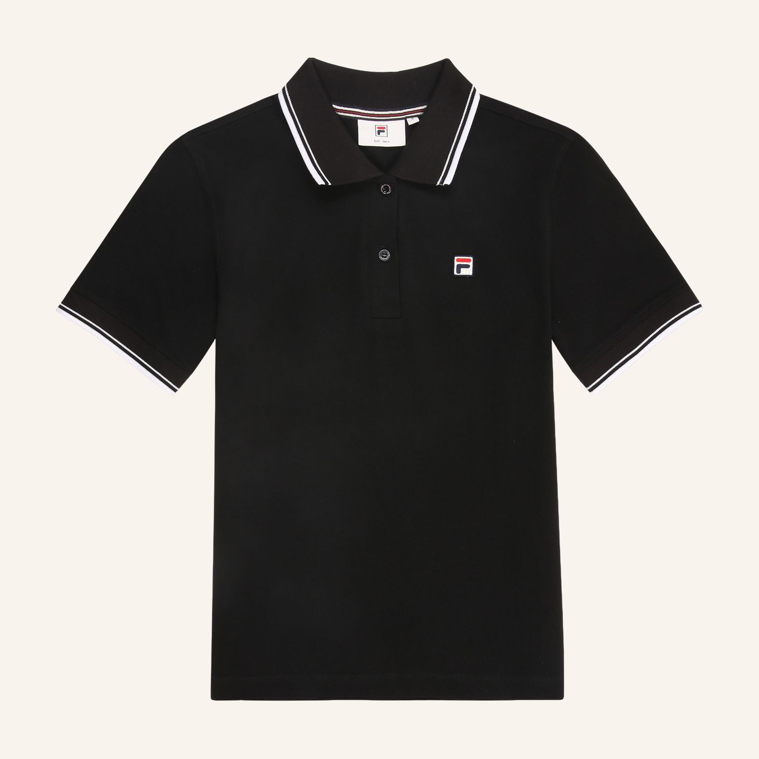 Fila BIELLA slim tipped polo shirt Bild 5