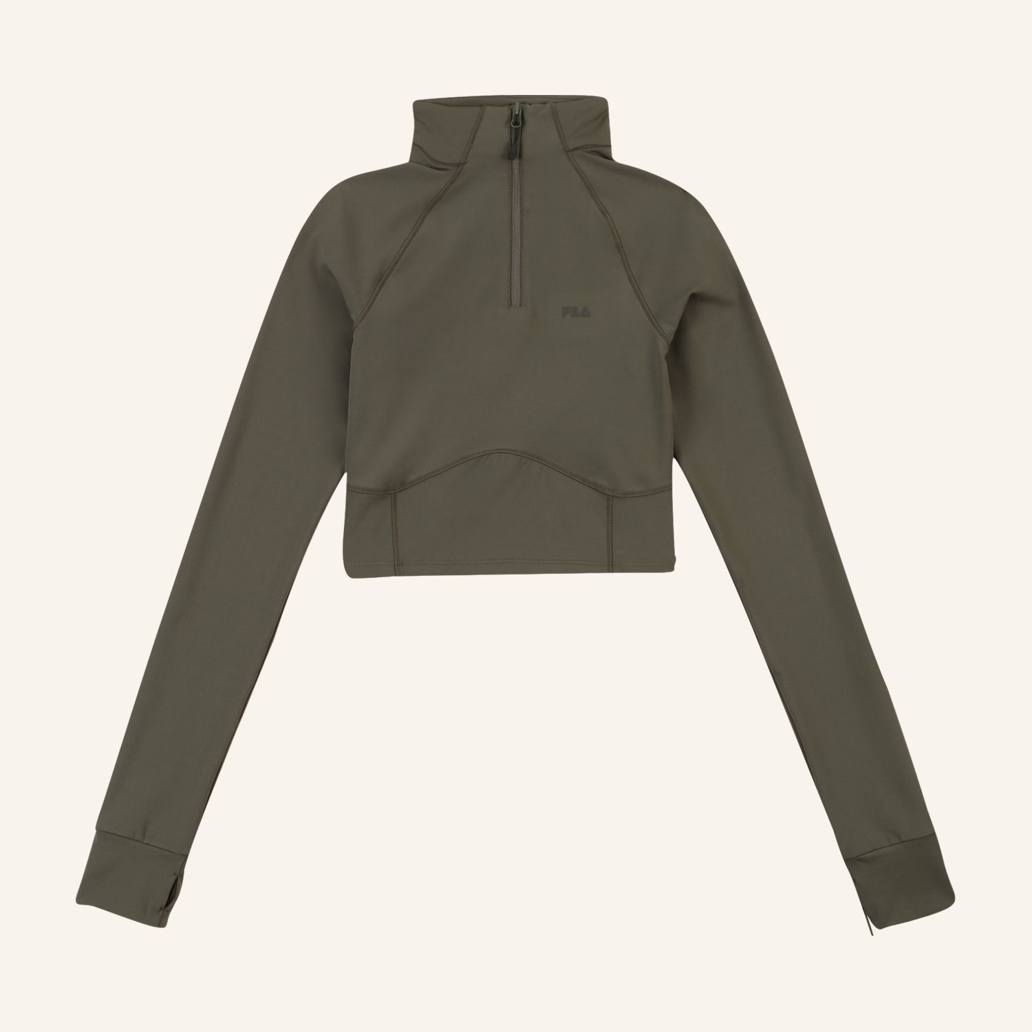 Fila CORSICO slim cropped sculptural half-zip shirt Bild 5