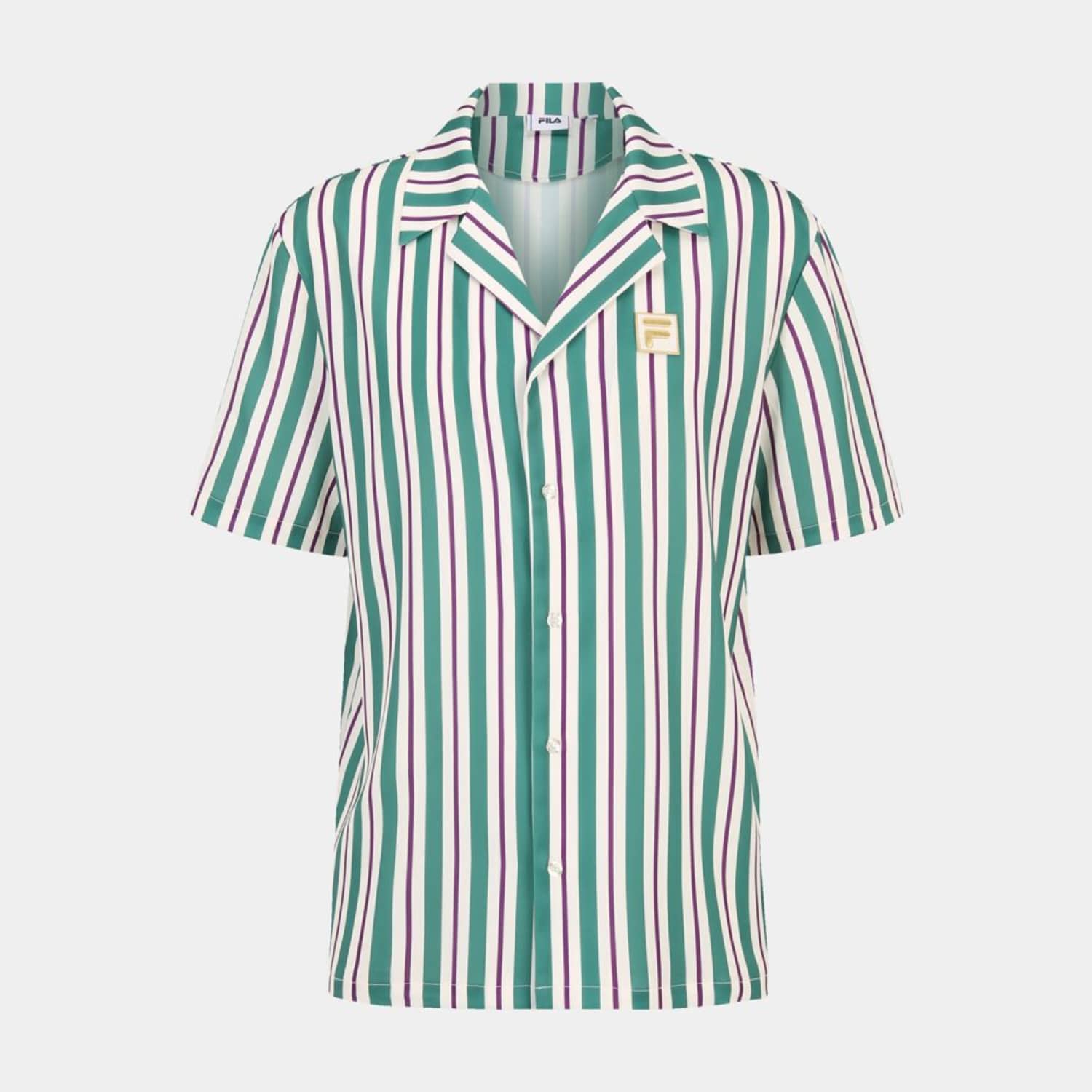 Fila LASTRO striped oversized satin shirt Bild 5