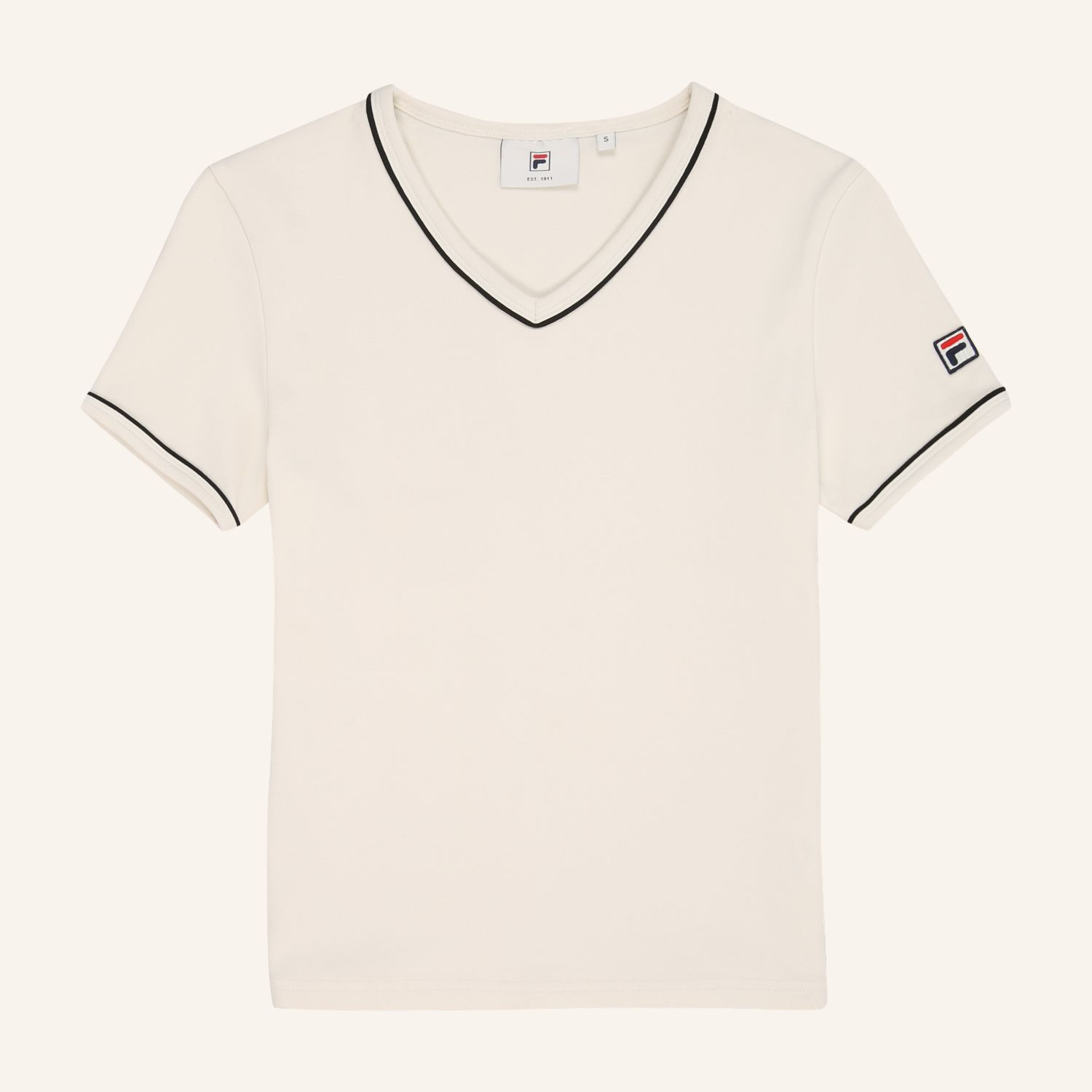 Fila PORTELLO slim v-neck t-shirt Bild 5