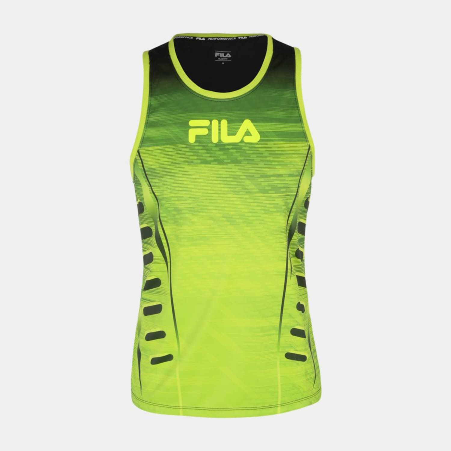 Fila RIANO running tank Acid lime-Black Bild 5