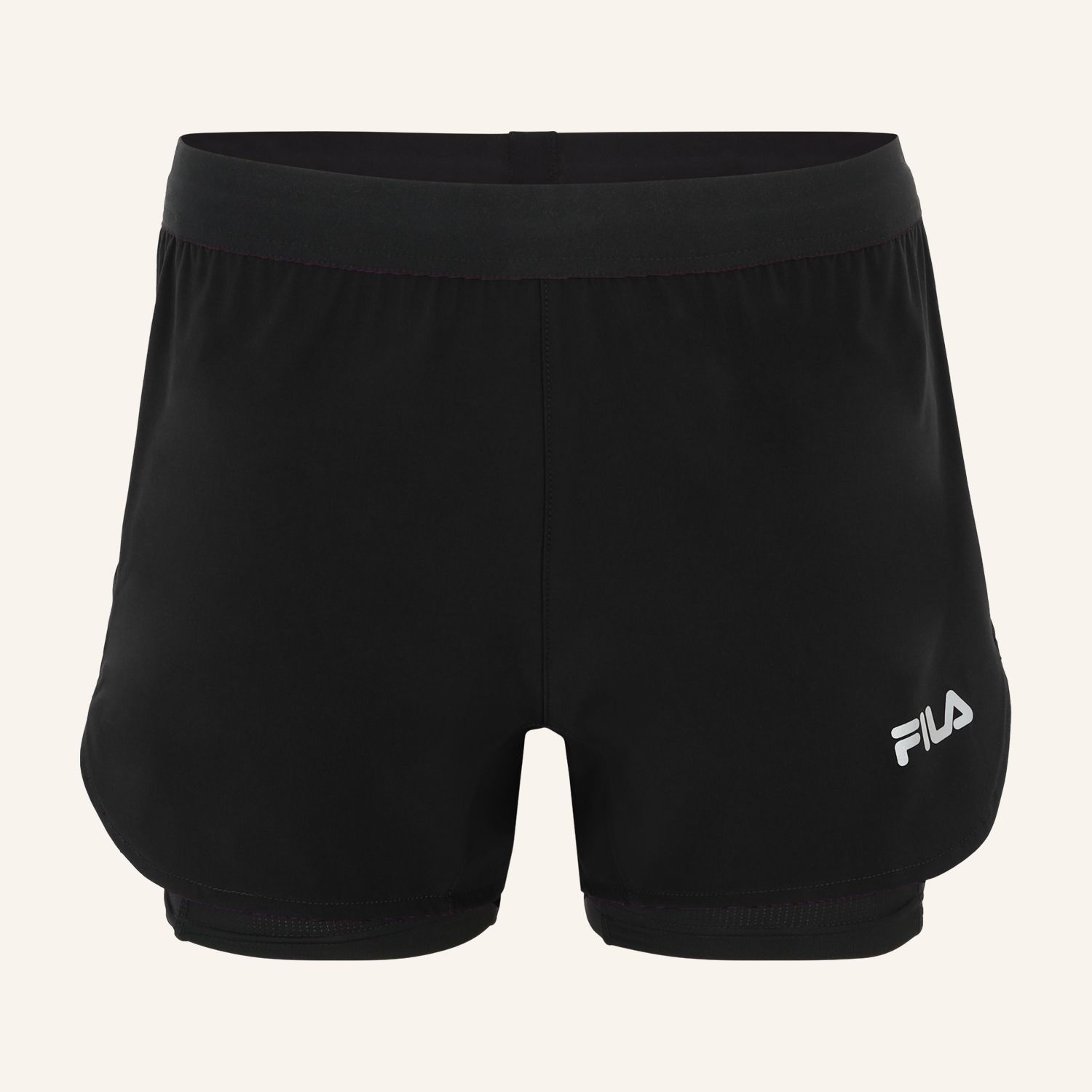 Fila ROSATE running shorts with inner tights Black Bild 5
