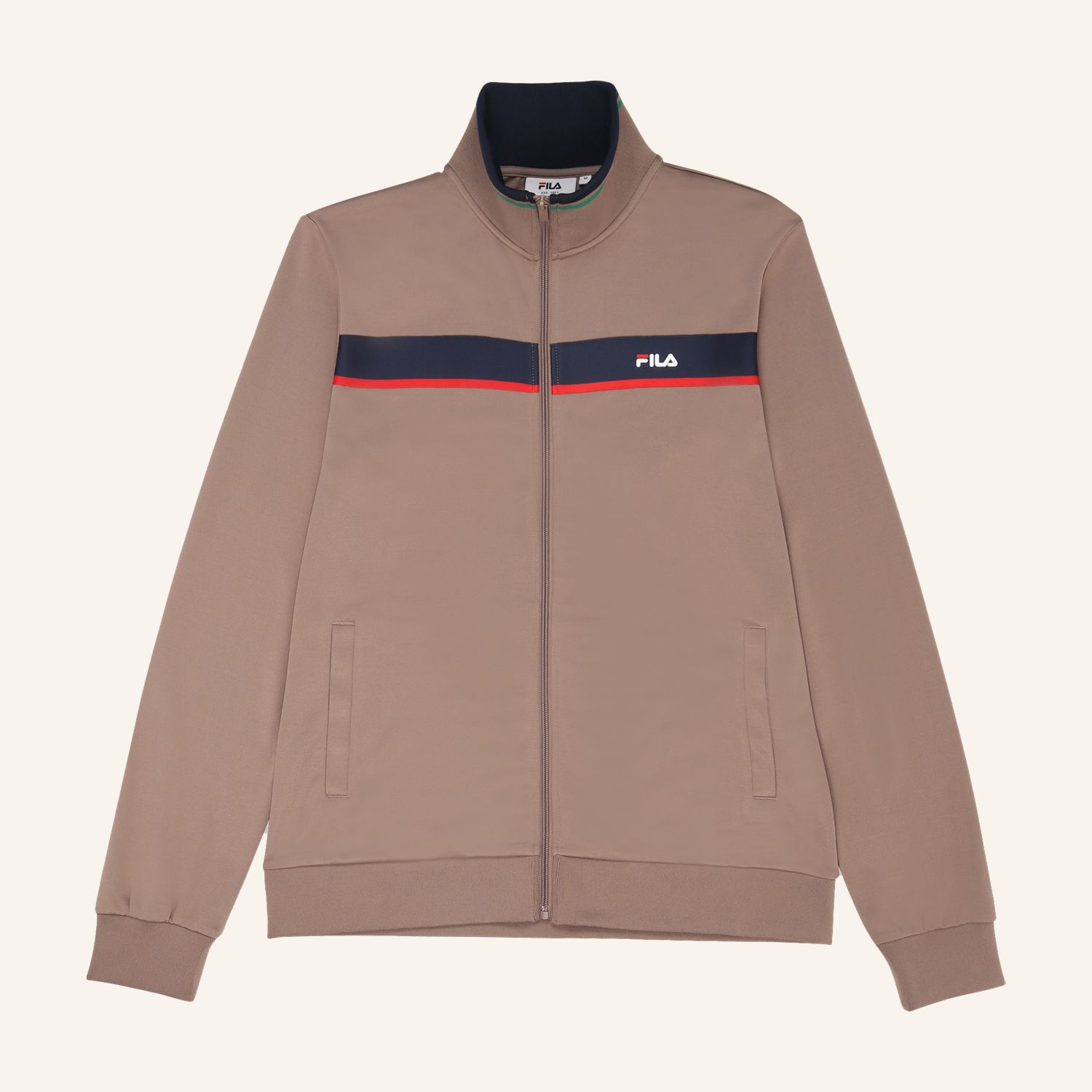 Fila SAGANO REGULAR TAPED TRACK JACKET taupe gray Bild 5
