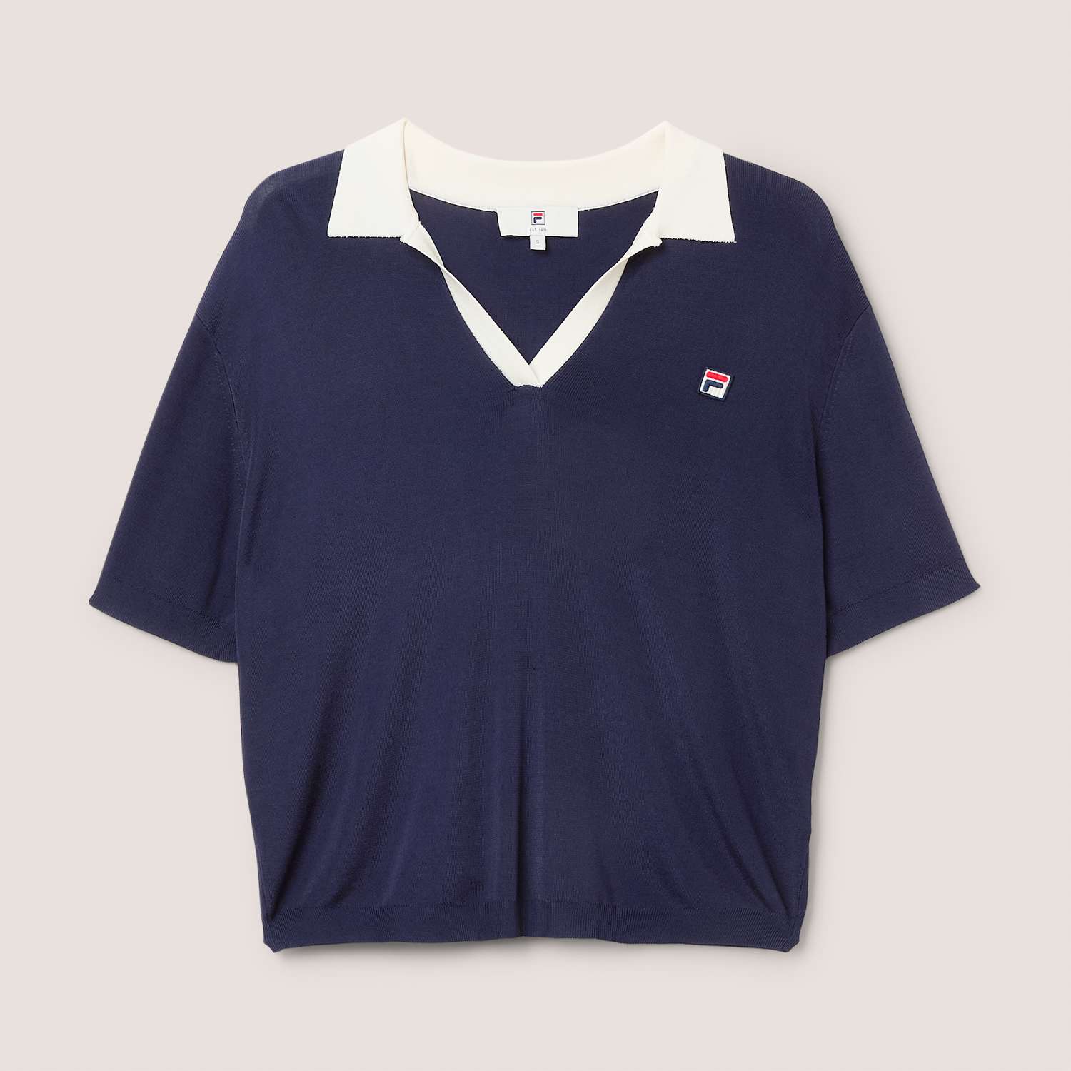 Fila SENNES relaxed fine knitted polo shirt Bild 5