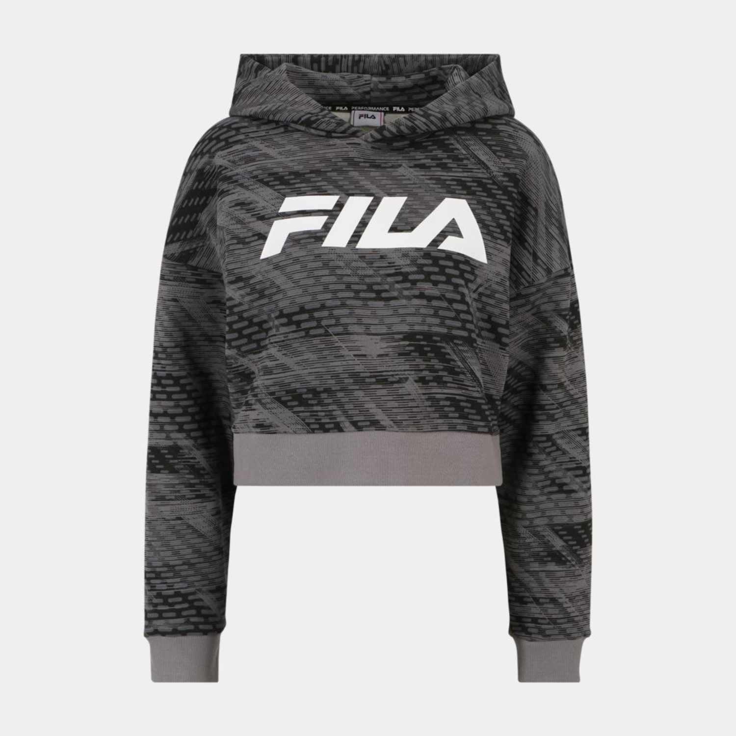 Fila TERRALBA AOP cropped hoody Grey Urban Jungle Bild 5