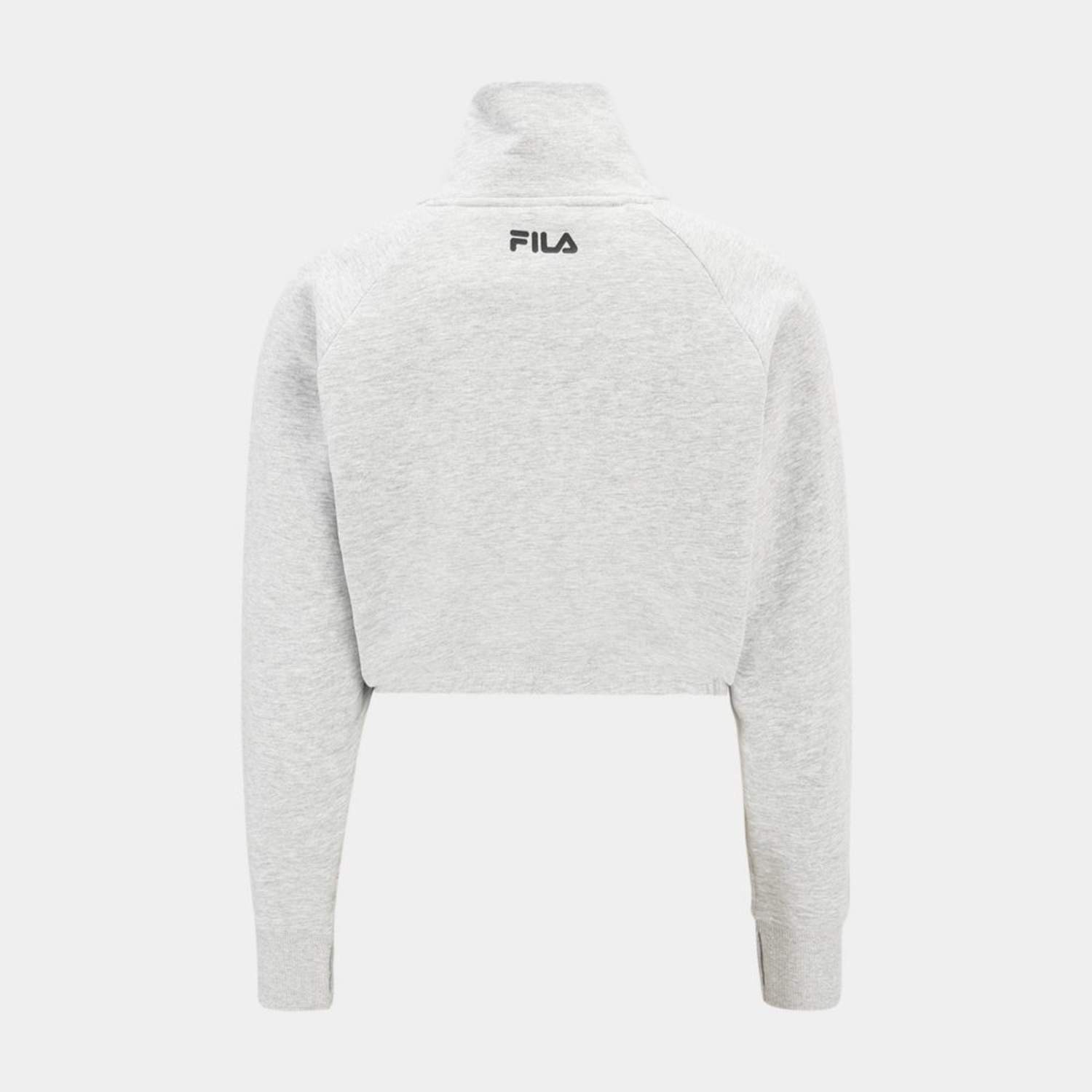 Fila TORREGLIA cropped half zip shirt grey Bild 5