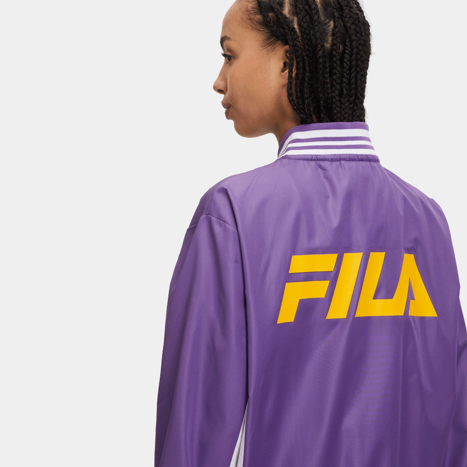 Fila jacket purple sale