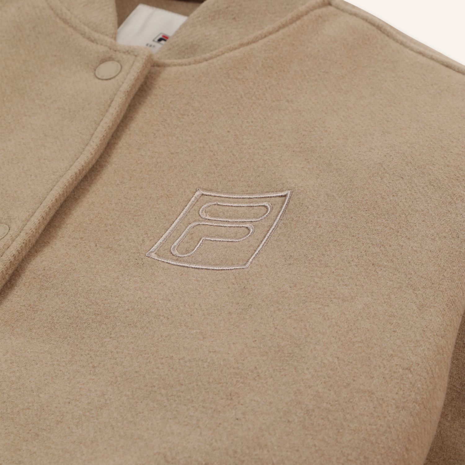 Fila COMO oversized felted varsity jacket Bild 6