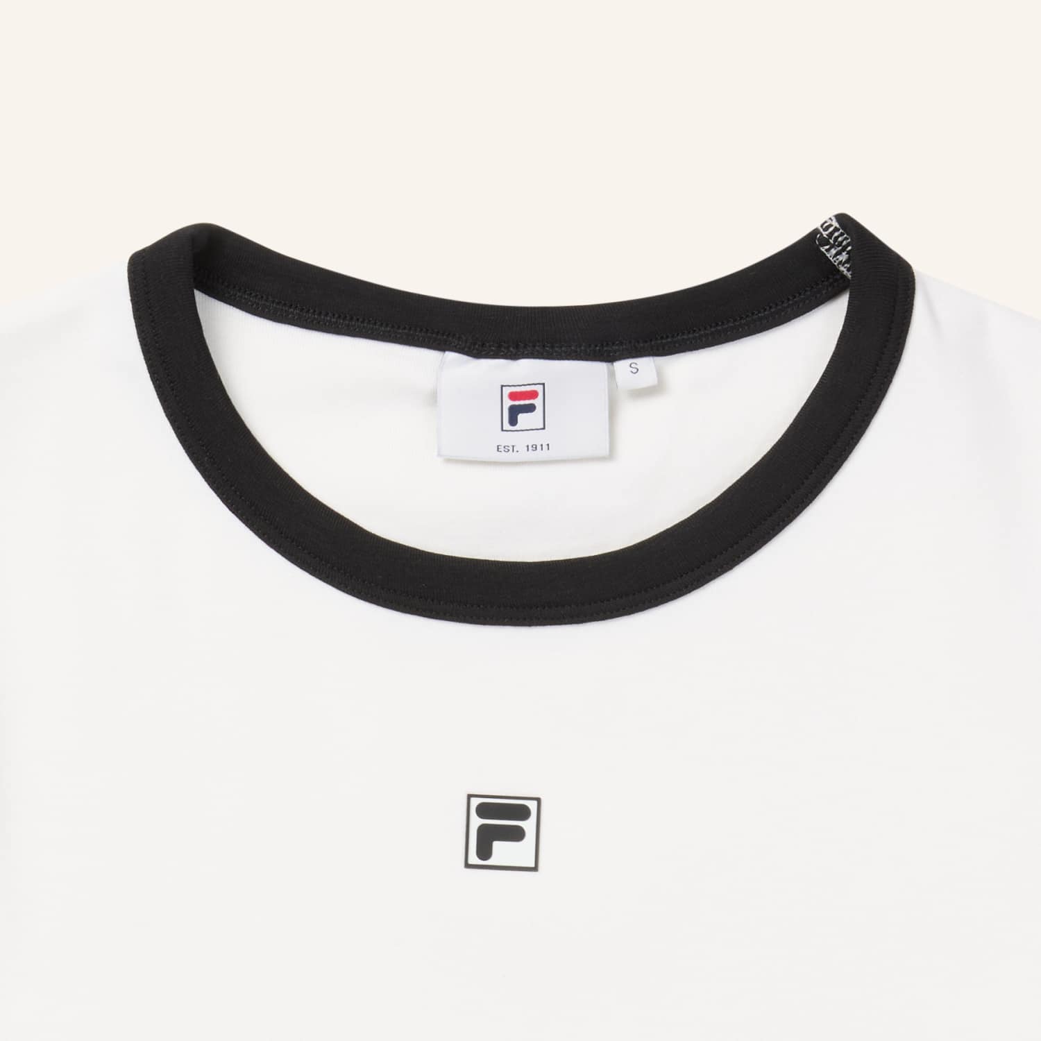 Fila MONTEBENI slim logo rib t-shirt Bild 6