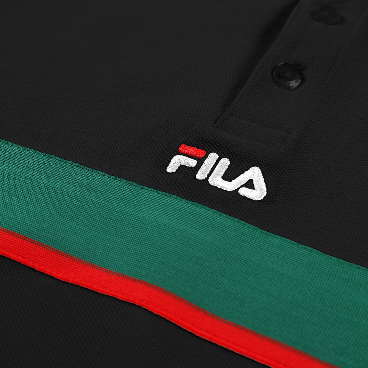 Fila SAGANO relaxed taped polo shirt Bild 6